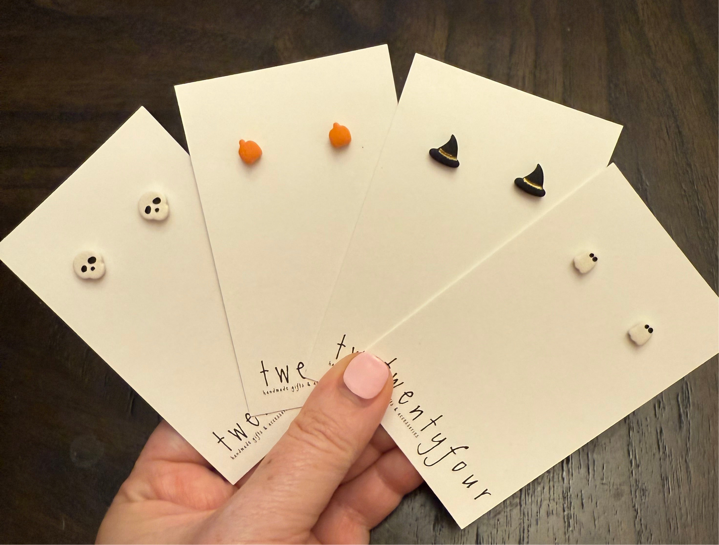 Fall Micro Studs | Polymer Clay Earrings