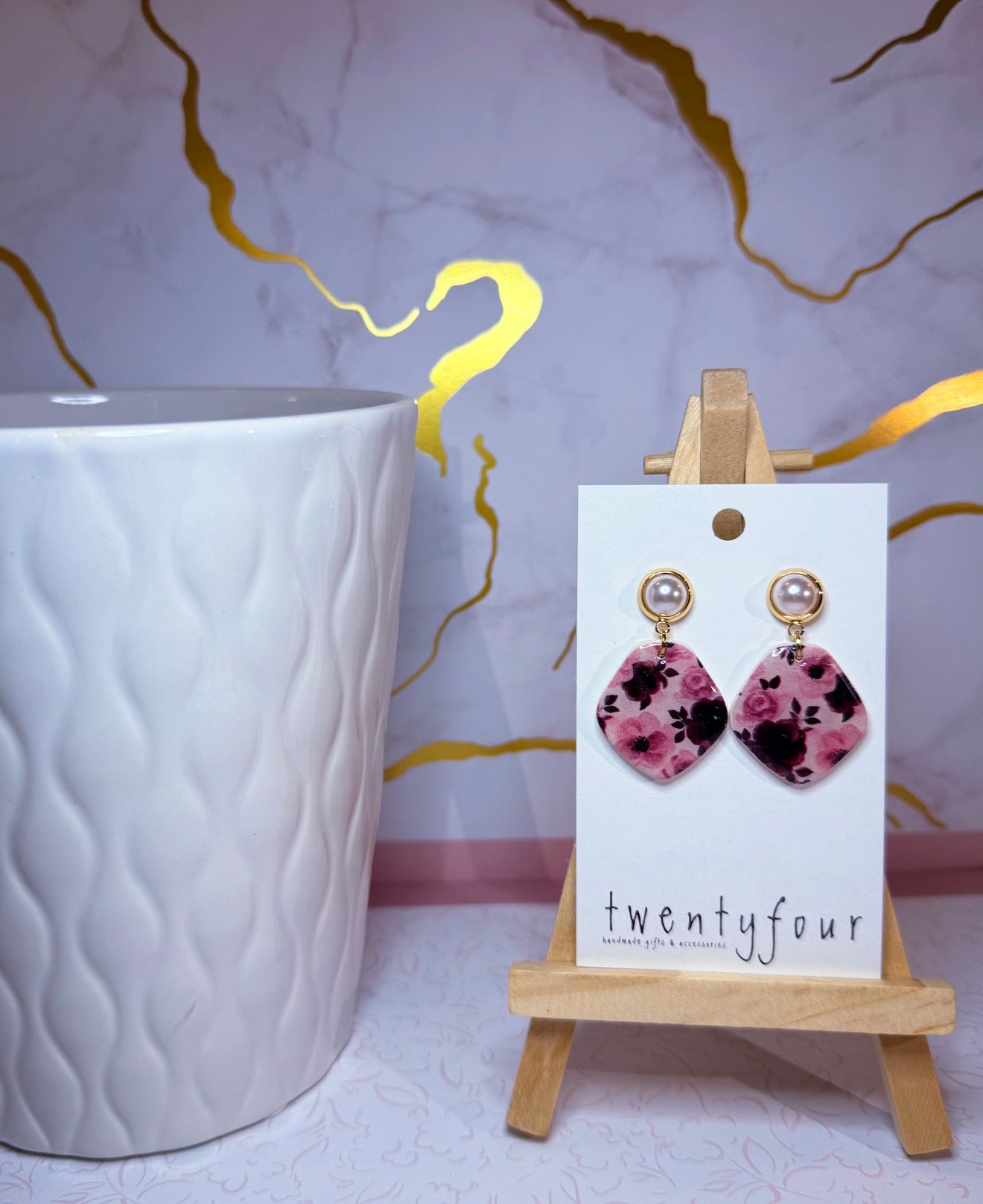 Elegant Bouquet | Polymer Clay Earrings