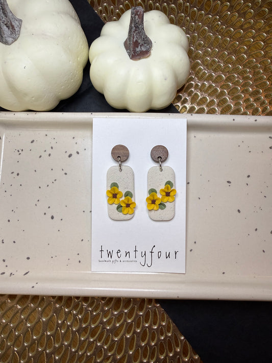 Sunflower Garden | Polymer Clay Earrings