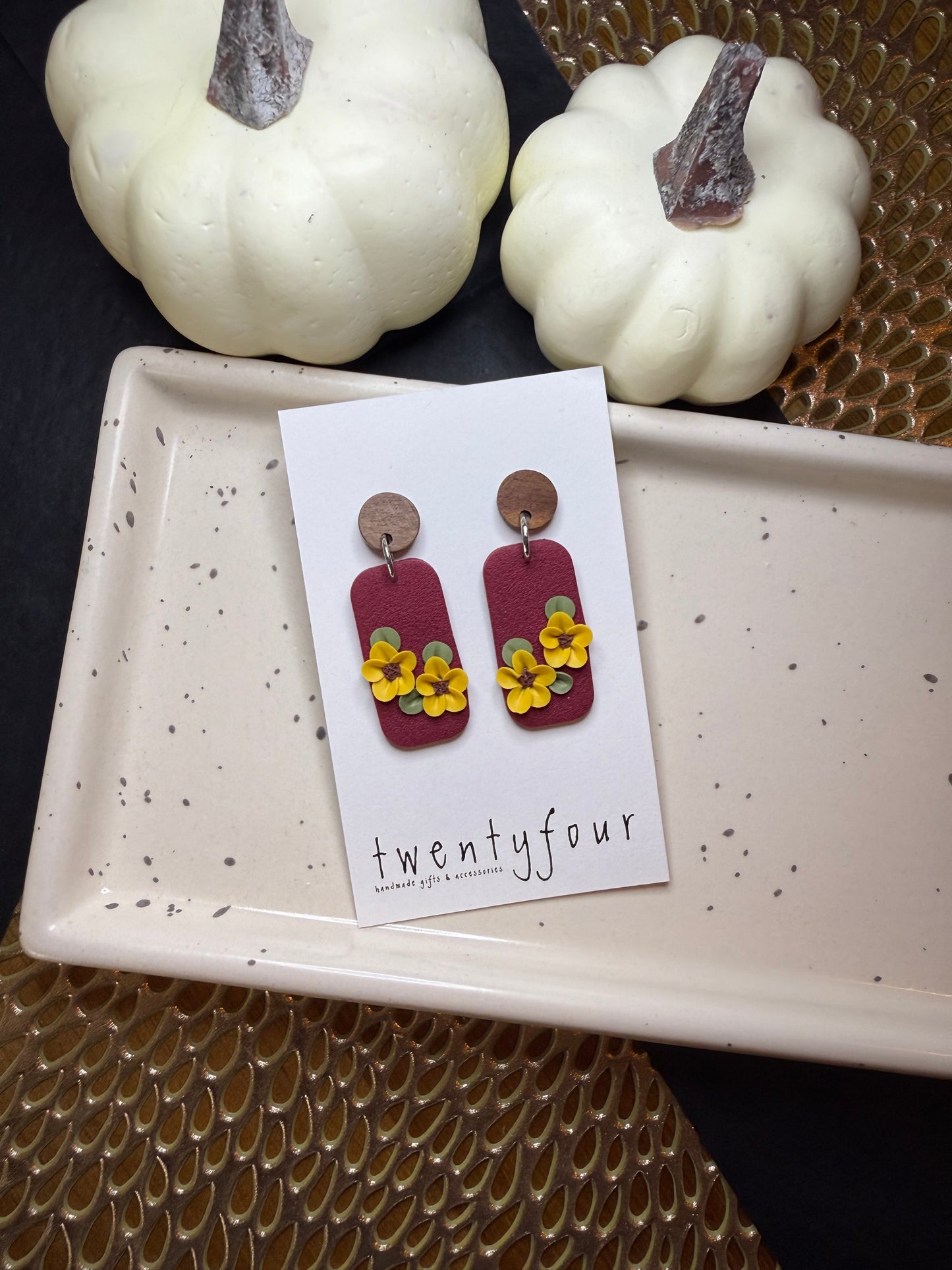 Sunflower Garden | Polymer Clay Earrings