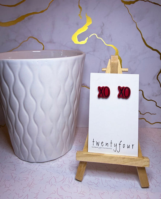 XO Studs | Polymer Clay Earrings