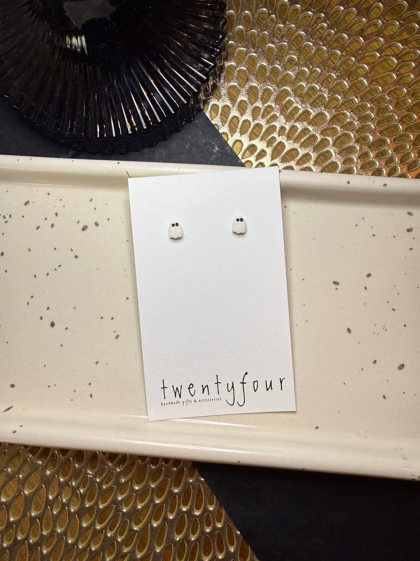 Fall Micro Studs | Polymer Clay Earrings