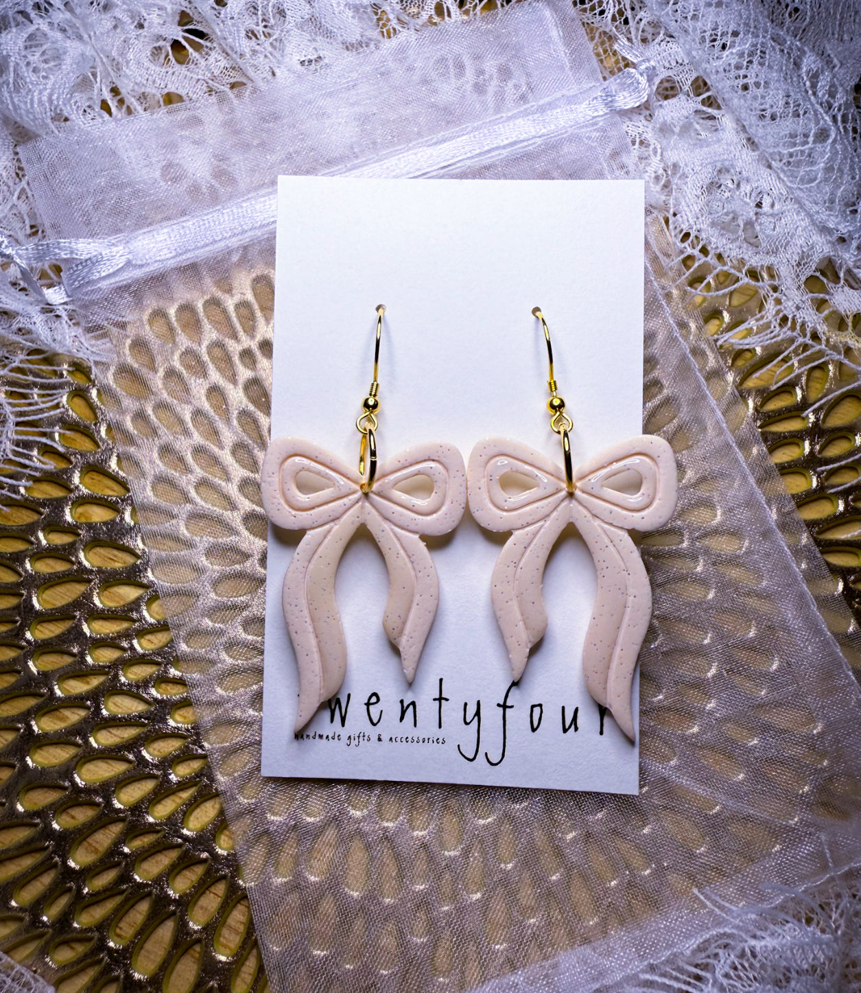 Bows | Polymer Clay Earrings