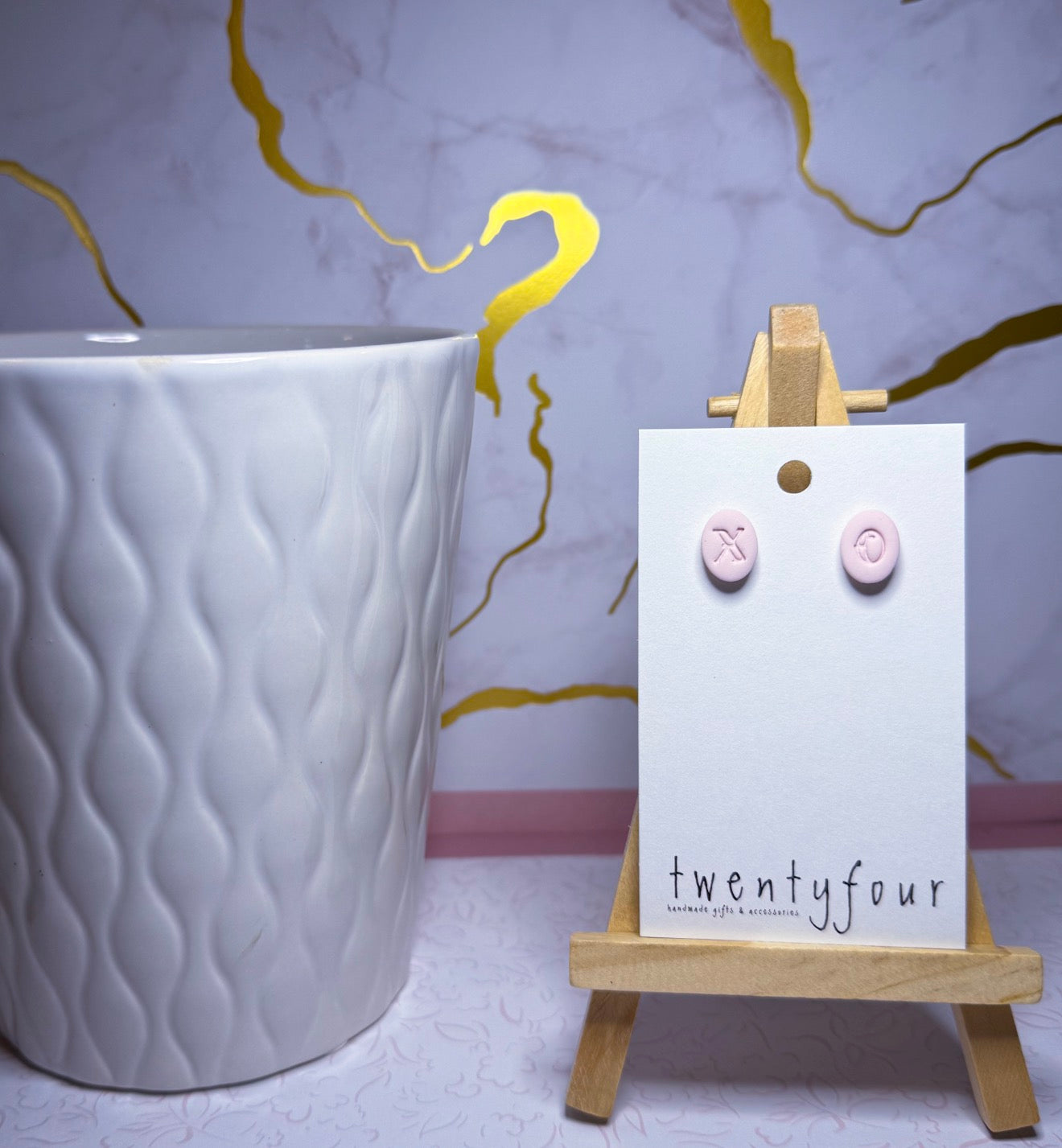 XO Studs | Polymer Clay Earrings