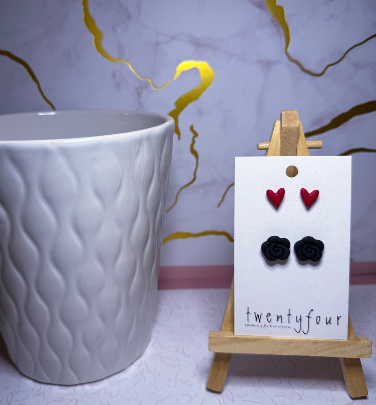 Hearts & Roses Pack | Polymer Clay Earrings