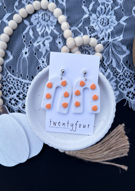 Pumpkin Patch| Polymer Clay Earrings